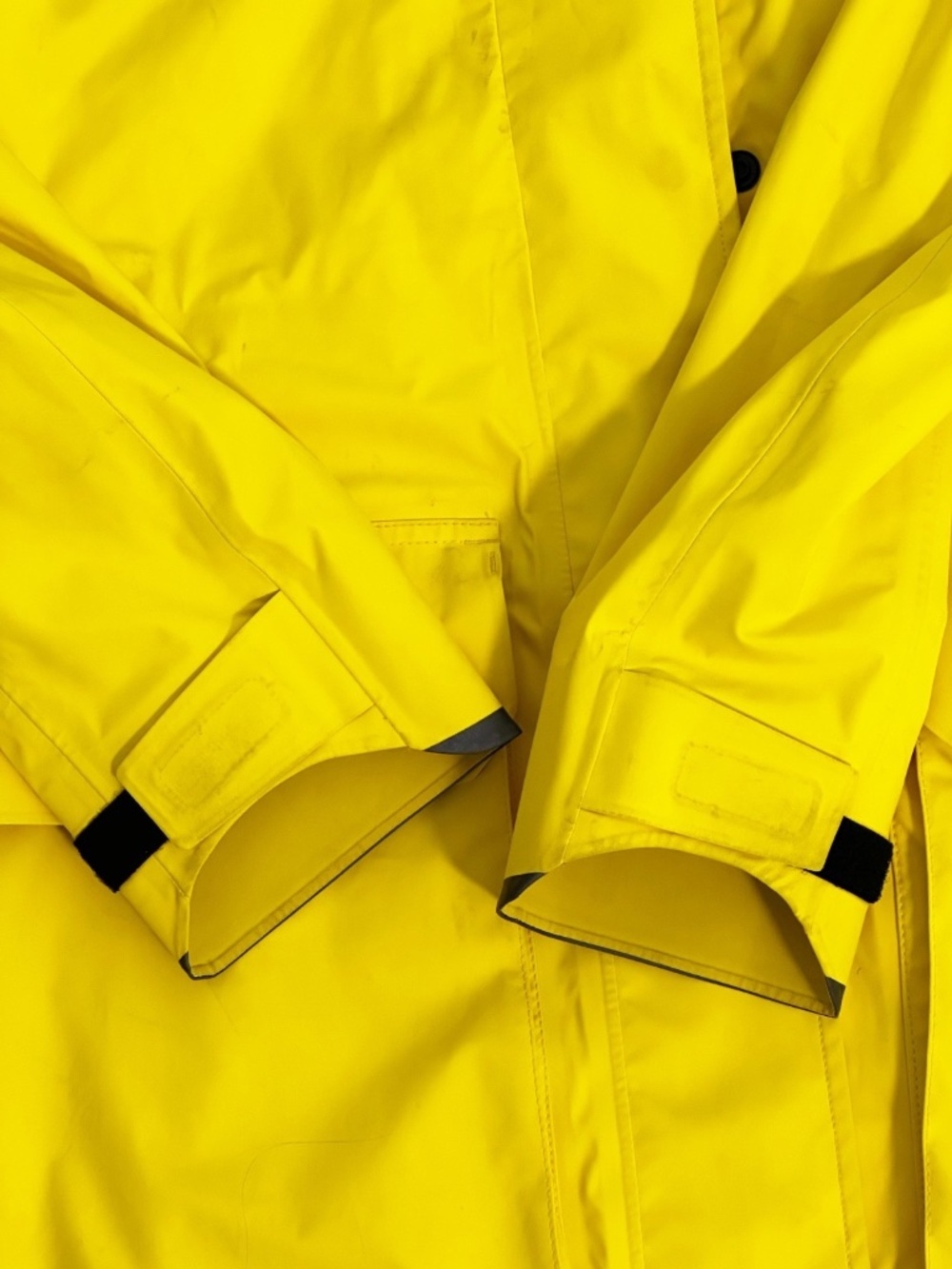 CANADA GOOSE Seaboard Women's M Overboard Yellow Rain Jacket Style 5607L Luxury - Picture 10 of 16